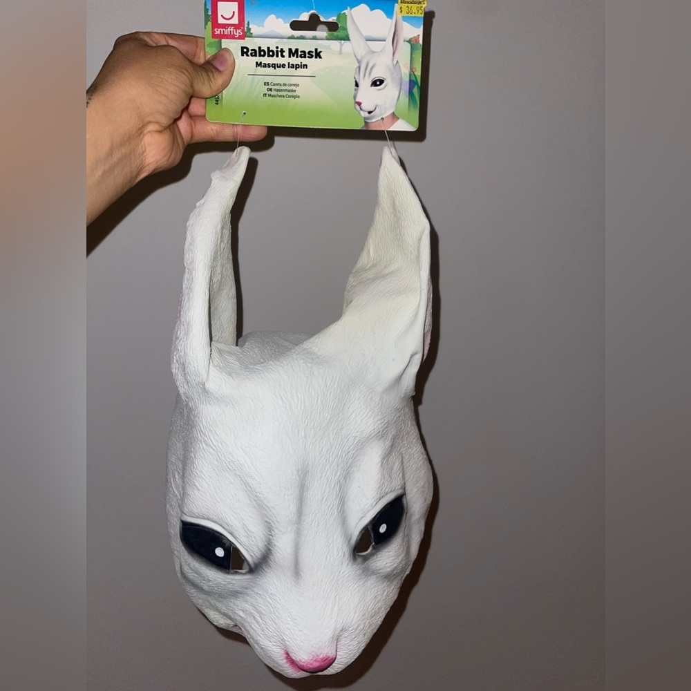 Rabbit Mask, Halloween Mask , Rabbit Costume Mask 🎃​